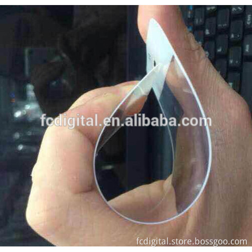 Foldable silk printing tempered glass film screen protector for iPhone